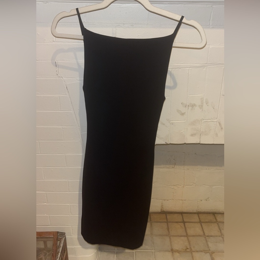 Babaton Black Strapless Dress